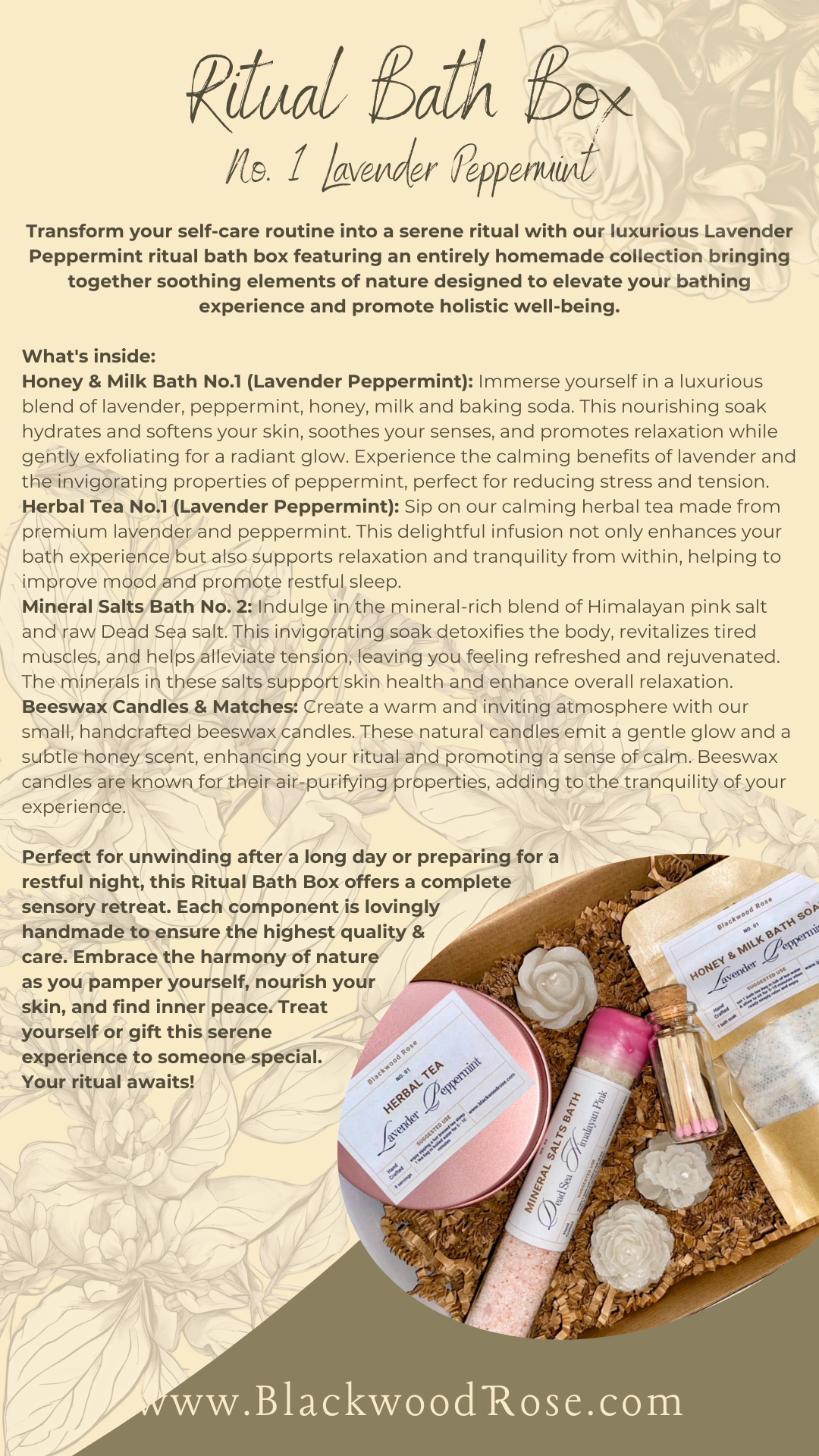 Ritual Bath Box No. 1 Lavender Peppermint