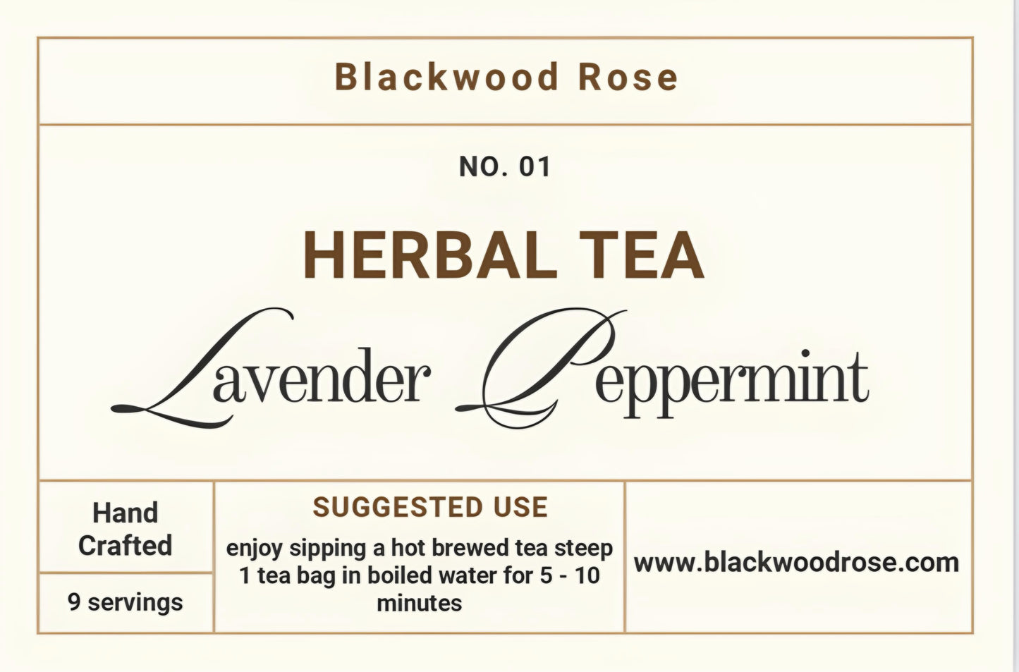 Herbal Tea No. 1 Lavender Peppermint