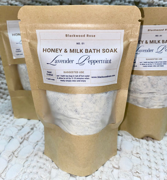 Honey & Milk Bath Soak No. 1 Lavender Peppermint